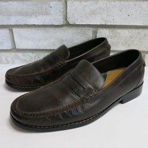 Cole Haan Oil Tanned Strap Leather Dress Penny Loafers Men's Footwear Shoes 10 M